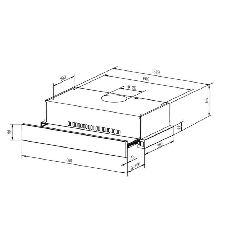 Máy hút mùi Teka TLR2 72 SS