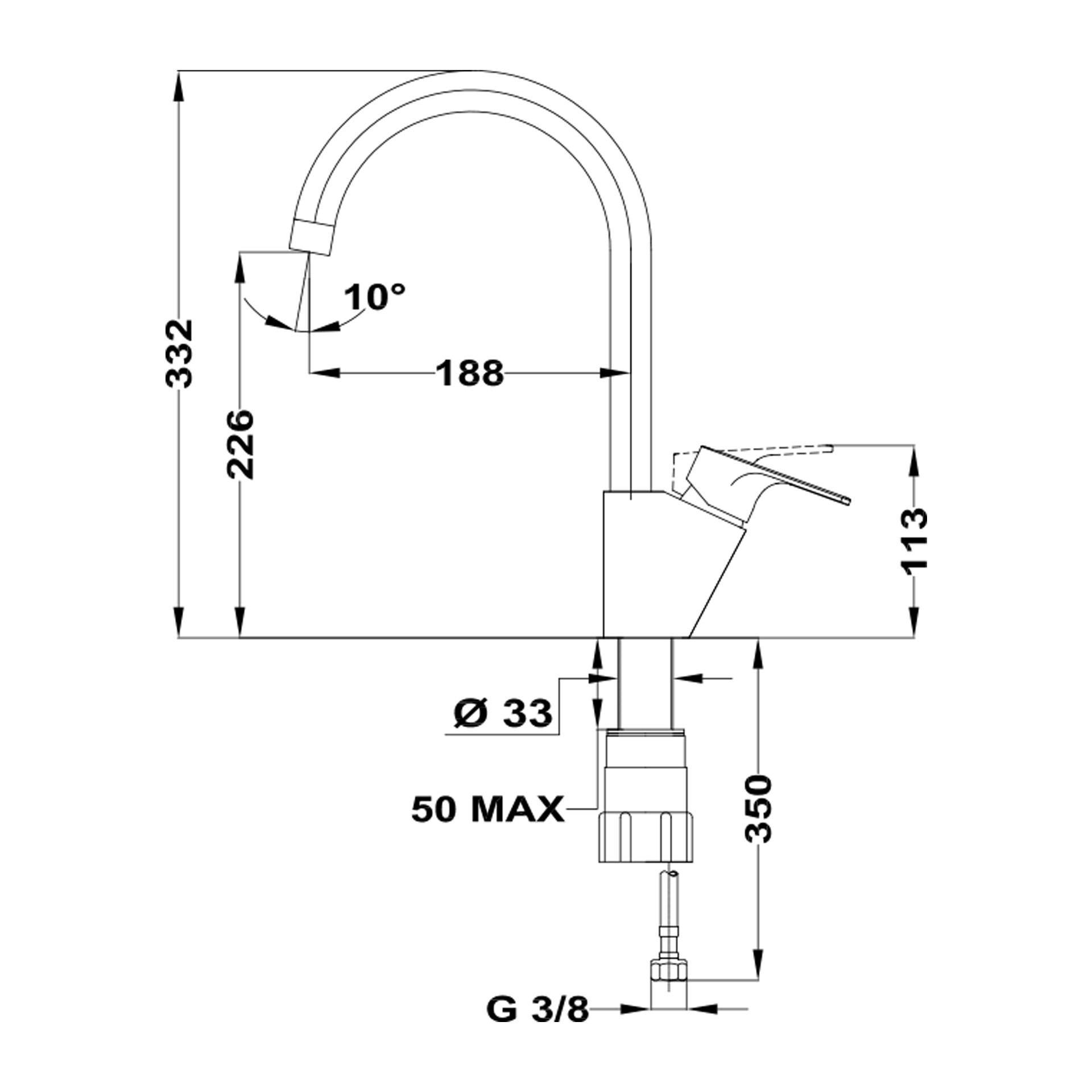 Vòi rửa Teka MTP 995