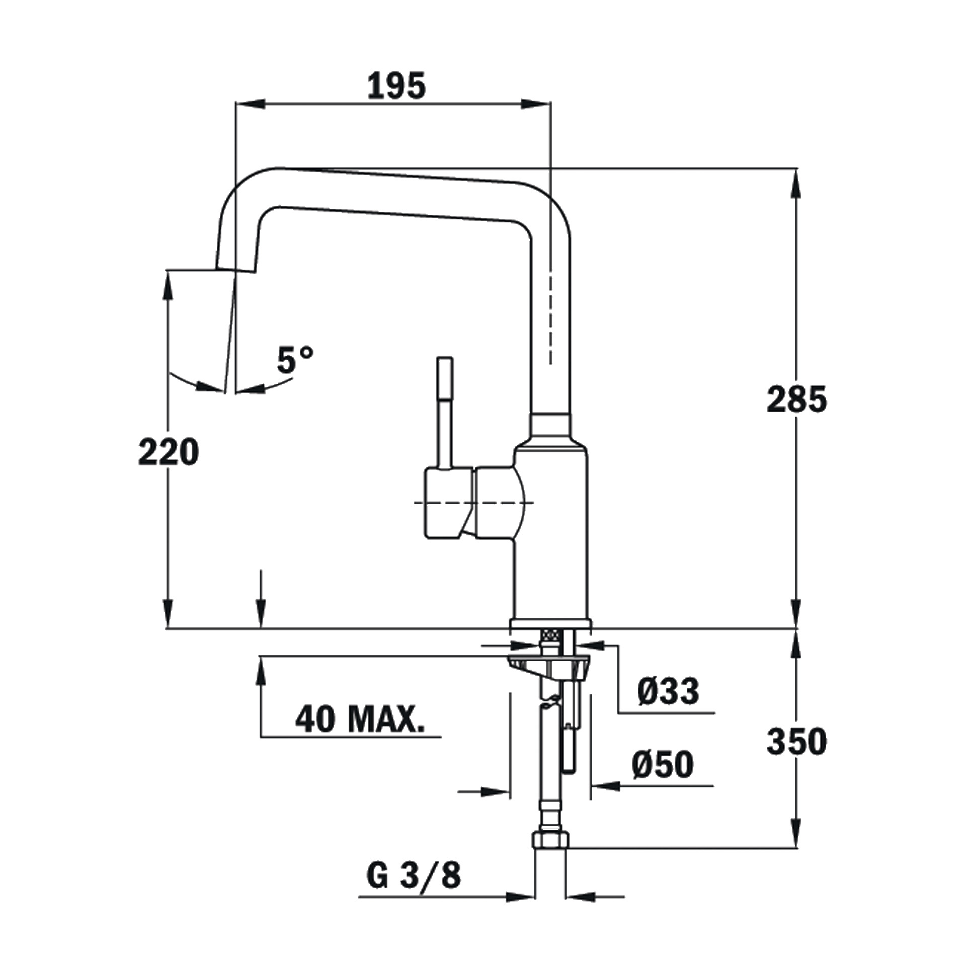 Vòi rửa Teka Frame