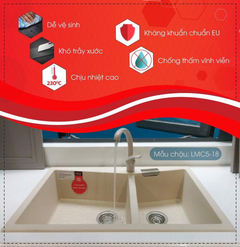 Chậu Rửa LMC5 Thương Hiệu CARYSIL