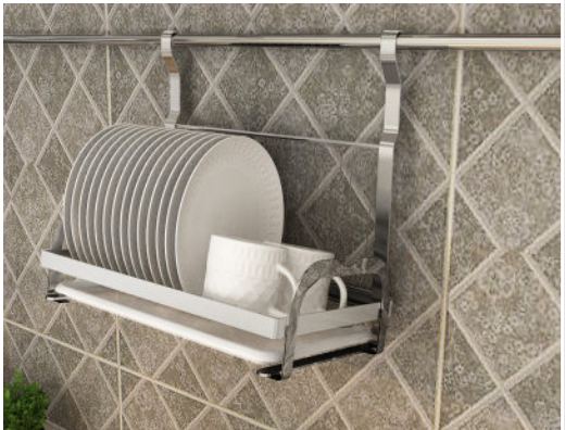 Giá Để Đĩa Treo Ngoài Inox Nan Dẹt 304 Eurogold