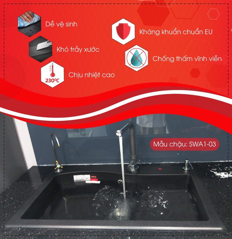 Chậu Rửa SWA1 Thương Hiệu CARYSIL