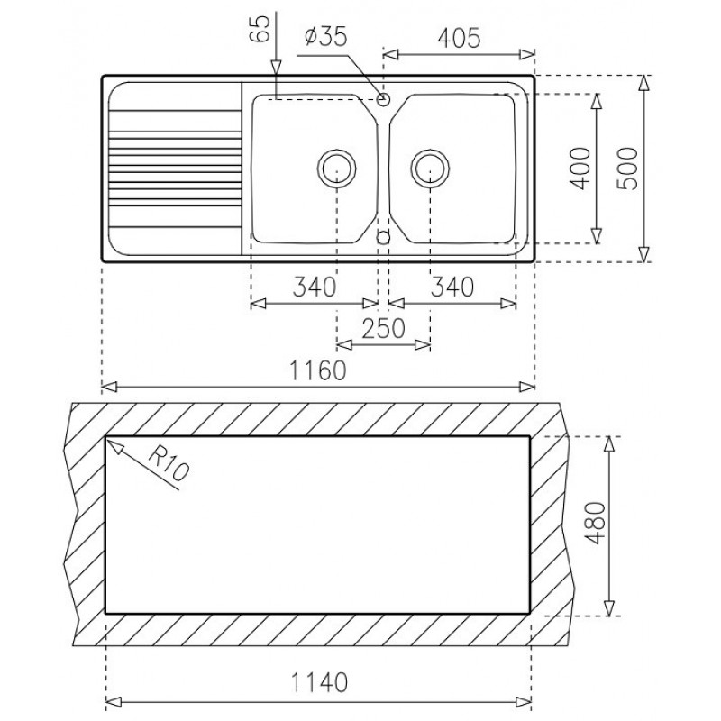 Chậu Rửa TEKA PREMIUM 2B 1D