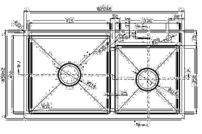 Chậu Rửa Bát Eus38245 Eurogold