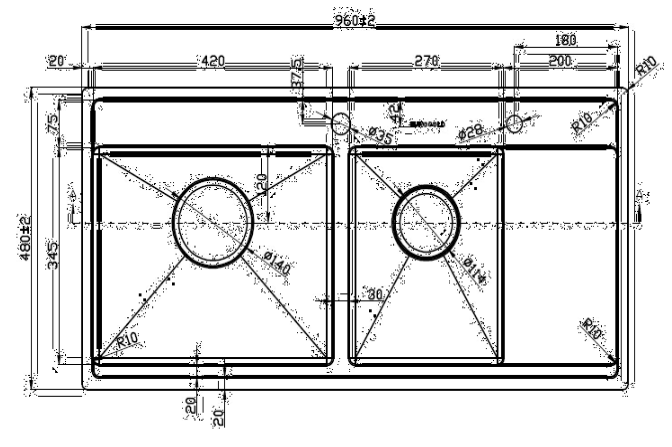 Chậu Rửa Bát Eup39648 Eurogold