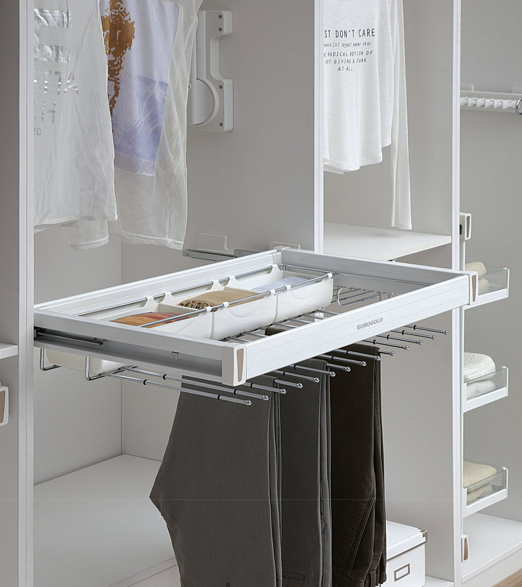 Giá Vắt Quần Âu Kết Hợp Để Trang Sức, Ray Giảm Chấn Eurogold