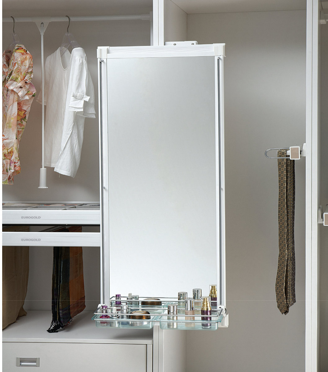 Gương Âm Tủ Ray Giảm Chấn Eurogold