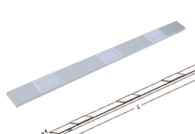 Đèn Led Tủ Cảm Biến Hồng Ngoại, Pin Sạc Eurogold