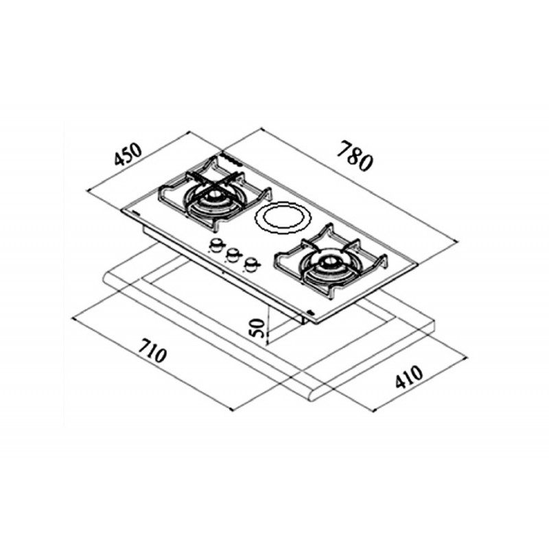 Bếp Gas TEKA CGW LUX 78 2G