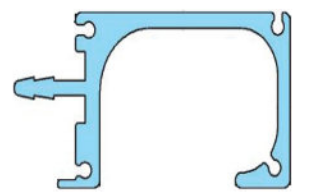 Tay Âm Rãnh Có Nắp Che EL1 EUROGOLD