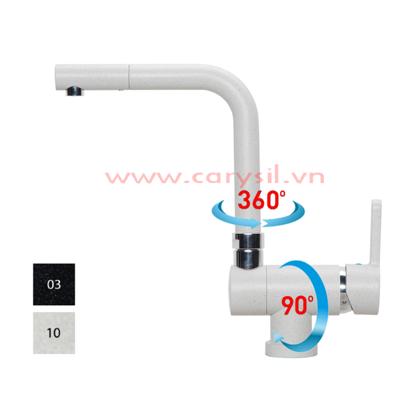 Vòi Rửa G-0555P Thương Hiệu CARYSIL