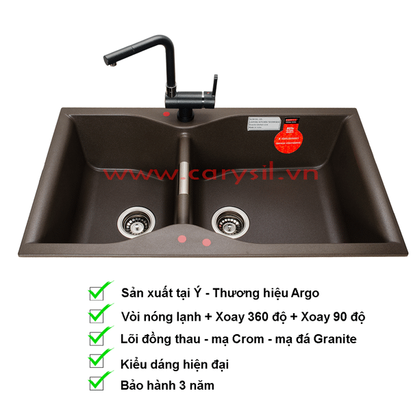 Vòi Rửa G-0555P Thương Hiệu CARYSIL