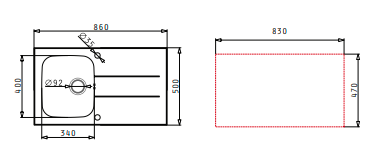Chậu Rửa Đơn CONCERTO 1B 1D Thương Hiệu PYRAMIS