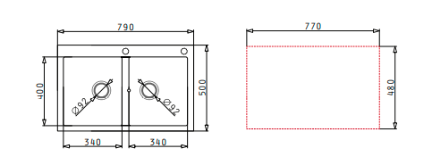 Chậu Rửa Đôi PYRAGRANITE ALAZIA 2B Thương Hiệu PYRAMIS