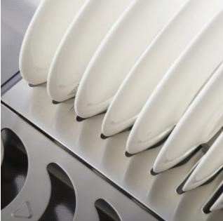 Giá Bát Đĩa Hộp Eurogold Âm Tủ, Ray Giảm Chấn