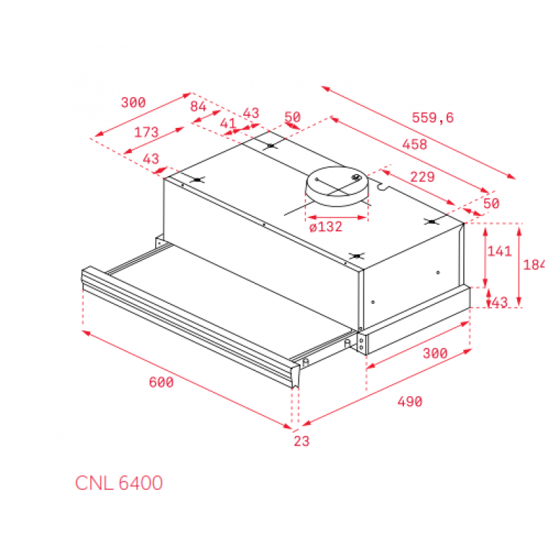 Máy Hút Mùi TEKA CNL 6400 BK B