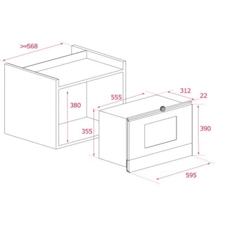 OUTLET - Lò Vi Sóng Teka MS 622 BIS L