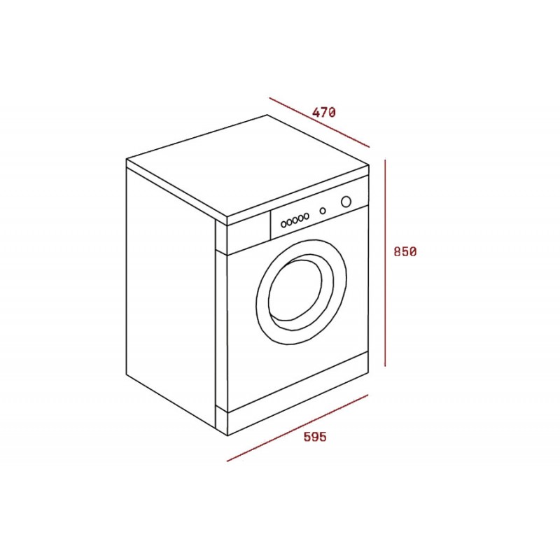 Máy Giặt TEKA TKX3 1260 WHITE