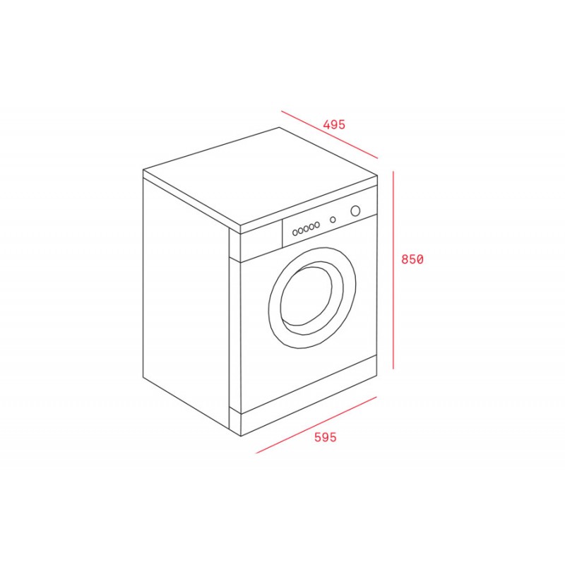 Máy Giặt TEKA TK4 1270 S/STEEL
