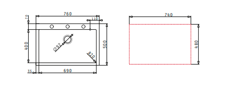 Chậu Rửa Đơn PYRAGRANITE ISTROS 1B Thương Hiệu PYRAMIS