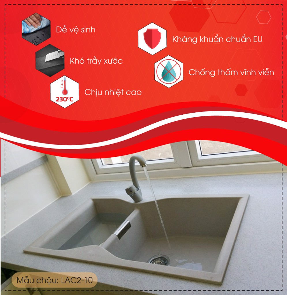 CHẬU RỬA LAC2 THƯƠNG HIỆU CARYSIL