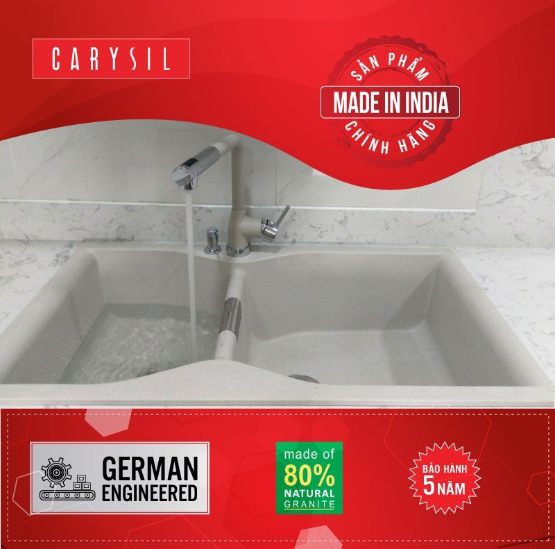 CHẬU RỬA LAC2 THƯƠNG HIỆU CARYSIL