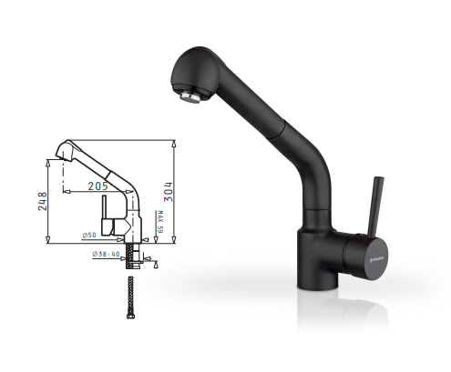 Vòi Rửa BALATA Thương Hiệu PYRAMIS