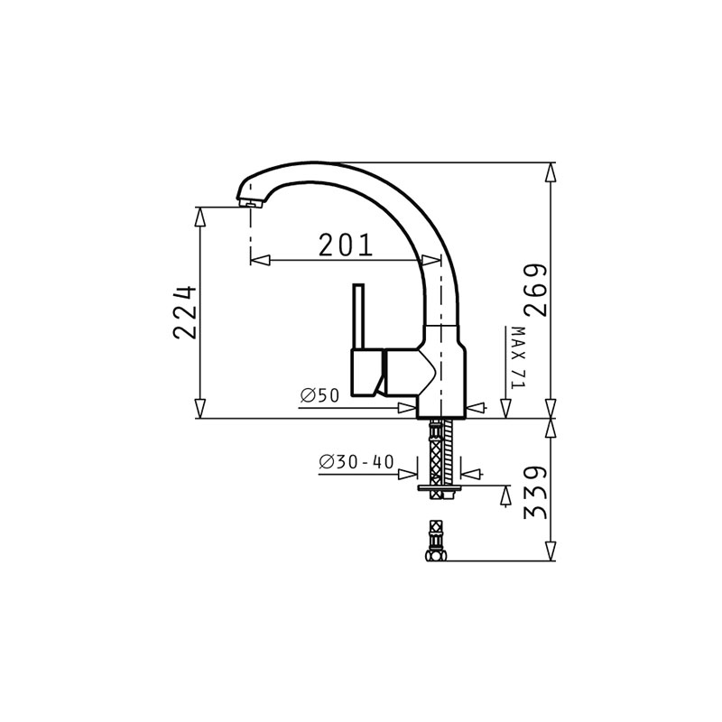Vòi Rửa ARMONICA Thương Hiệu PYRAMIS