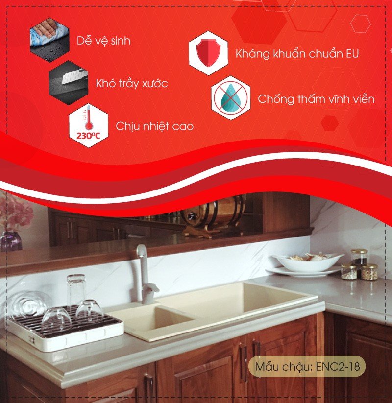 Chậu Rửa ENC2 Thương Hiệu CARYSIL