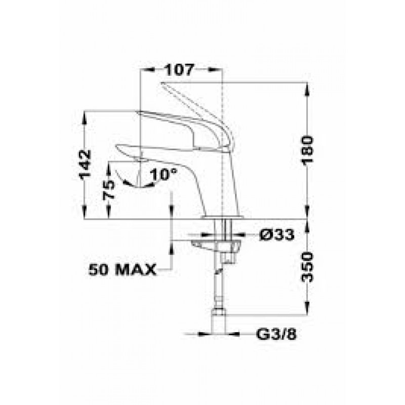 Vòi Lavabo Itaca (Cổ Thấp)
