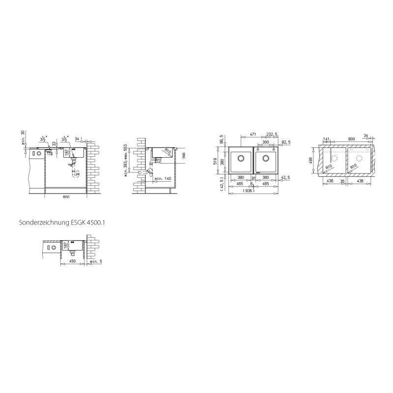 Chậu Rửa KUPPERSBUSCH ESGK 4500.1 ED