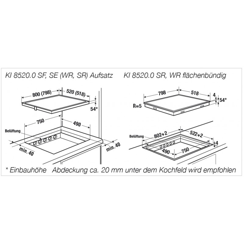 Bếp Điện Từ KI 8520.0 SE