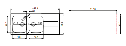 Chậu Rửa Đôi CONCERTO 2B 1D Thương Hiệu PYRAMIS