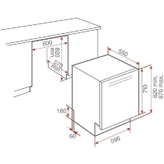 Máy Rửa Chén DW8 80 FI