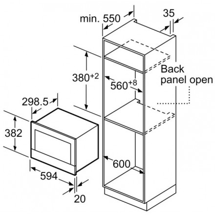 Lò Vi Sóng BOSCH BFL634GB1B