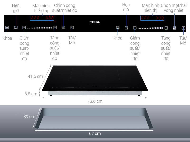 Bếp Điện Từ TEKA HIC7322S