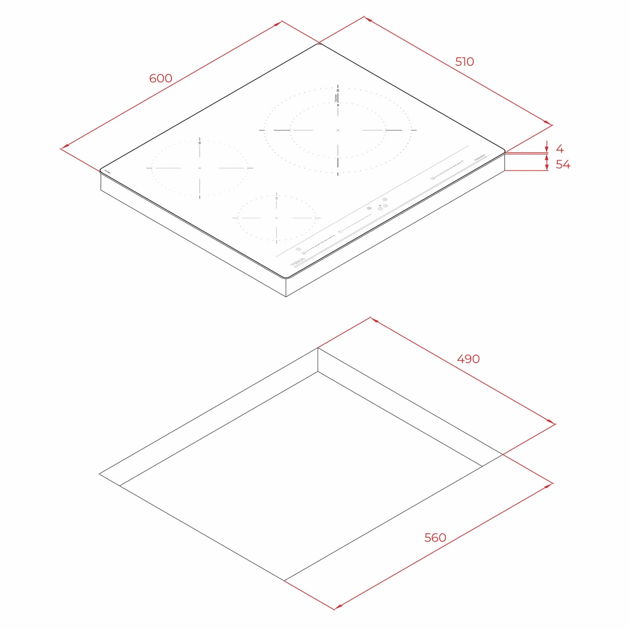 OUTLET - Bếp Từ TEKA IBC 63015 BK MSS