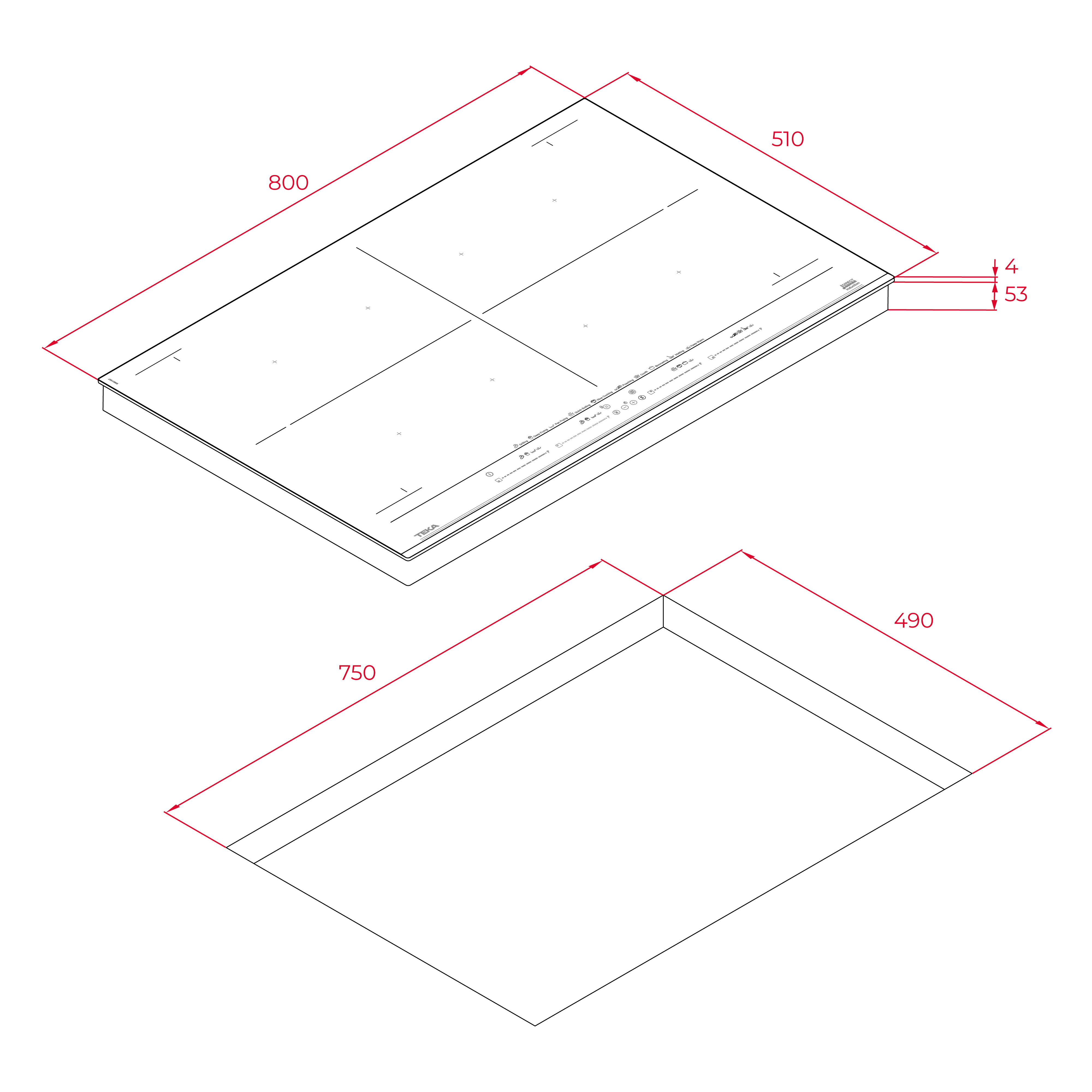 Bếp Từ Teka IZF 88700 MST BK