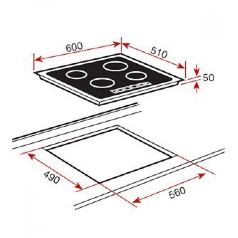 Bếp Điện Từ TEKA IR 6320