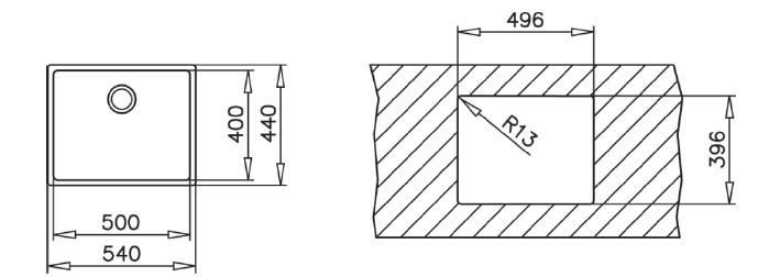 Chậu Rửa INOX TEKA LINEA R15 50.40
