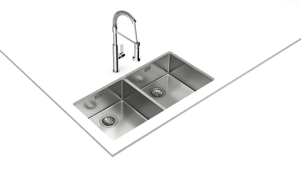 Chậu Rửa inox Teka Be Linea RS15 2B 860