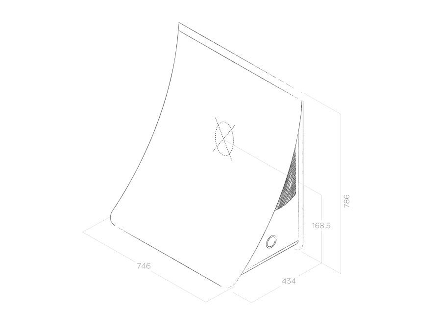 Máy Hút Mùi Áp Tường ELICA NUAGE