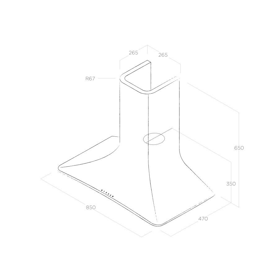 Máy Hút Mùi Áp Tường ELICA SWEET