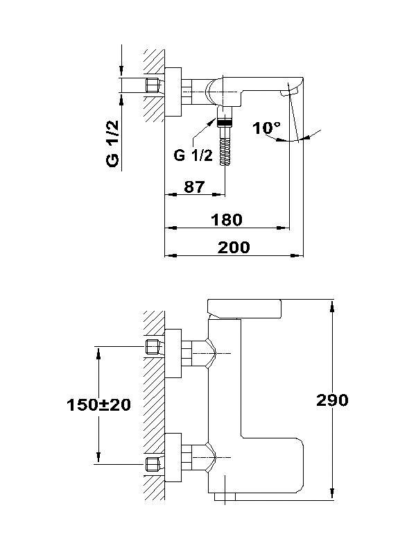 Thân Vòi Trộn TEKA AURA CASCADE