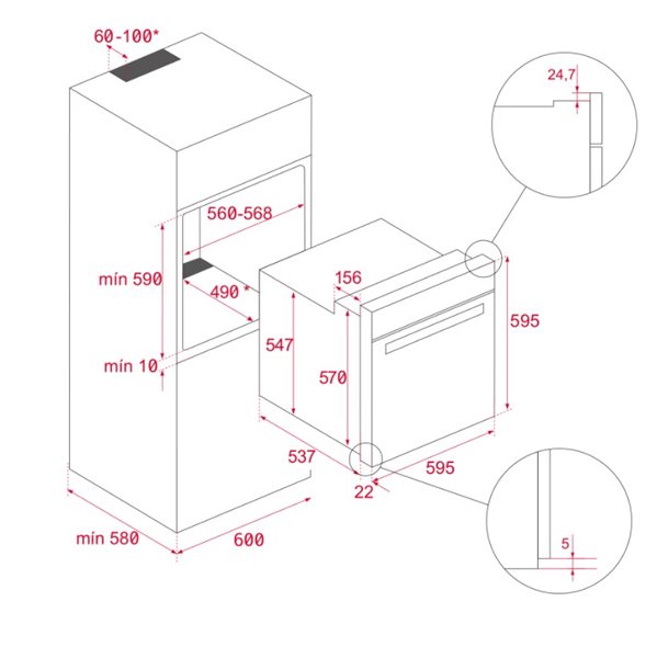 Lò Nướng TEKA PIZZA HBL 8510 P