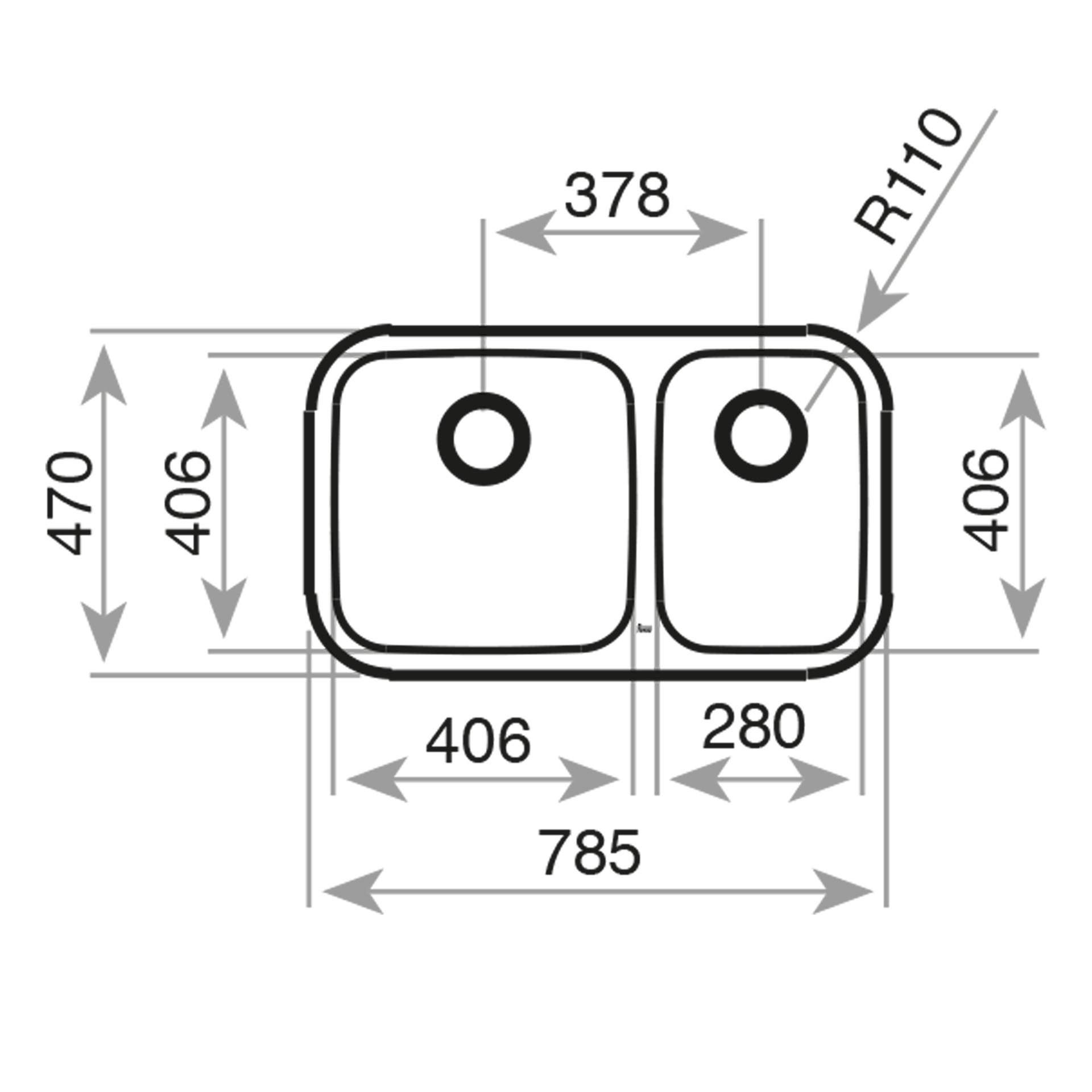 OUTLET - Chậu Rửa Teka BE 2B 785 (2C 785)
