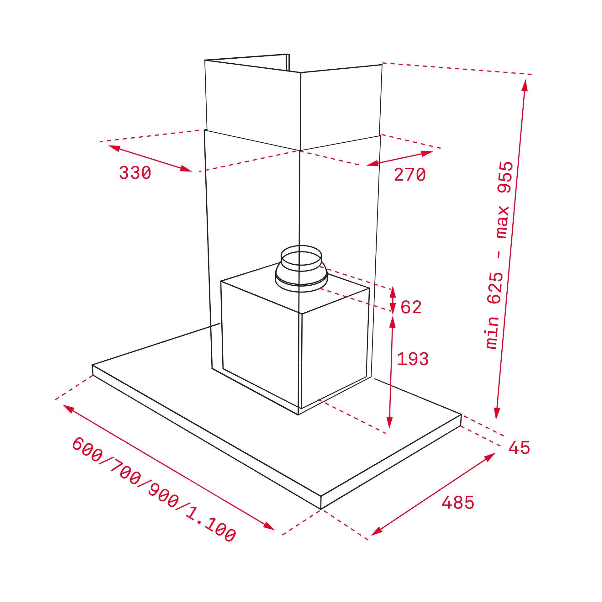 OUTLET - Máy Hút Mùi Teka DLH 986 T