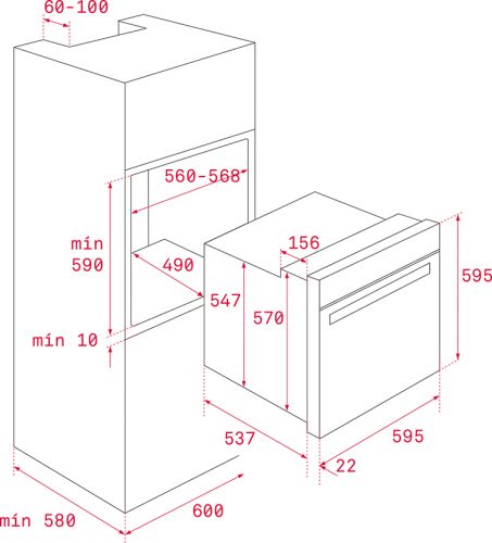 Lò Nướng TEKA HBB 610 BK