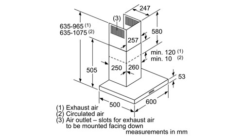 Máy Hút Mùi BOSCH DWB66DM50B