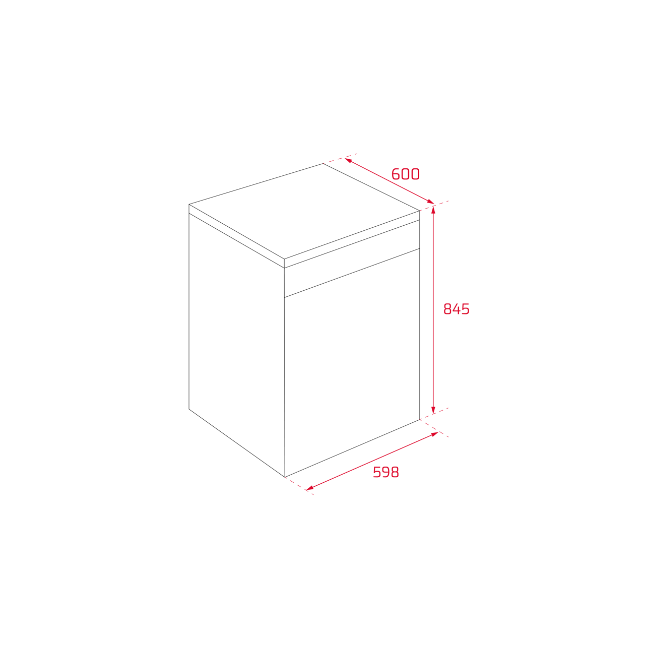 OUTLET - Máy Rửa Chén Teka DFS 76850 220 50 SS